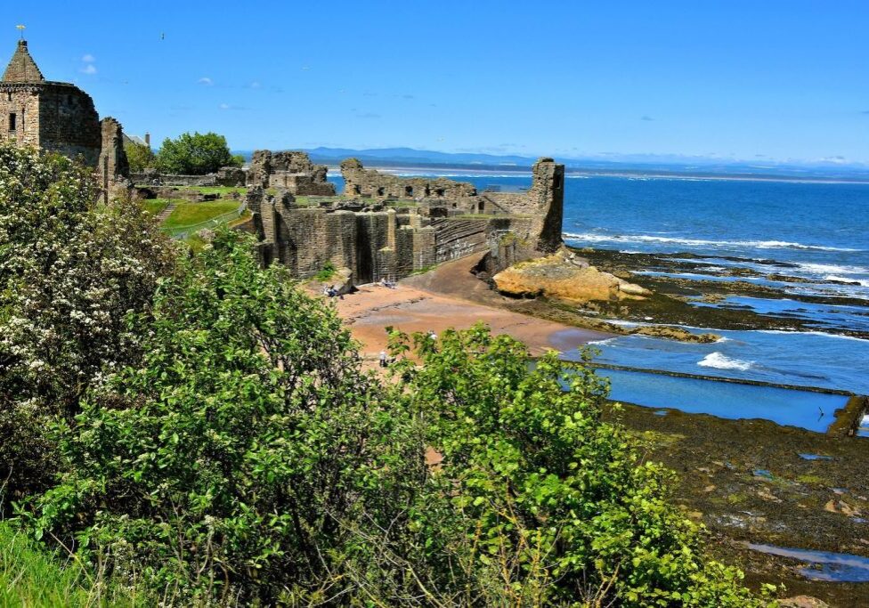 Scotland St Andrews St Andrews Castle Castle Sands